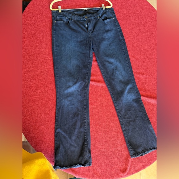 PAIGE High-Rise MANHATTAN Bootcut Jeans Orig. $249 Size:33 waist - Picture 6 of 7
